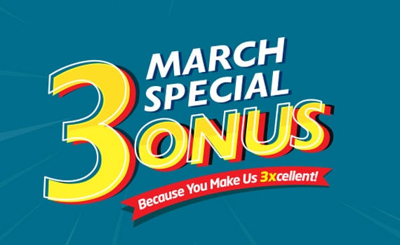 March Into An 3xcellent Month